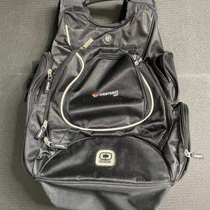 Ogio Intersect Ent Unisex Black Zipper Adjustable Straps Padded Laptop Backpack